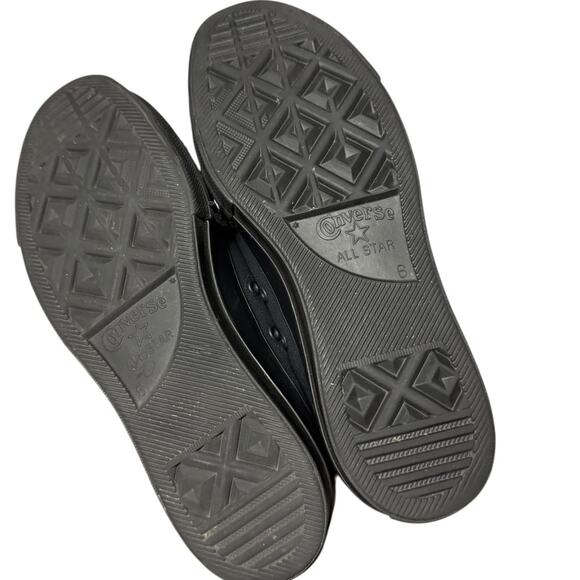 CONVERSE Solid Black Chuck Taylor All Star Lift Sneaker SZ 8 - Picture 5 of 10